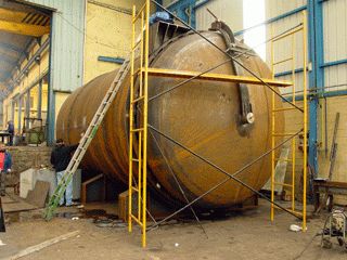 Autoclave en fase de construcción