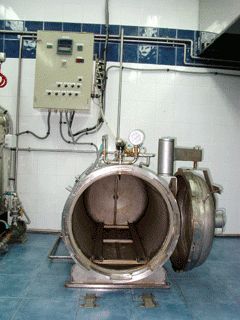 Autoclave en escuela taller